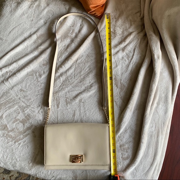kate spade Bags Kate Spade Tan And Gold Crossbody Bag Poshmark